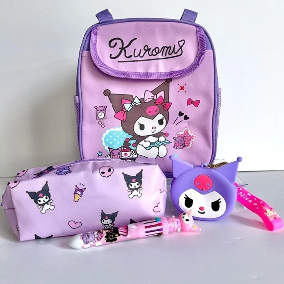 💜(KUR313) Kuromi Adorable 4-Piece Lunch Cooler Bundle! - Picture 10 of 10
